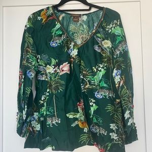 Vineet Bahl Floral Long Sleeved Top